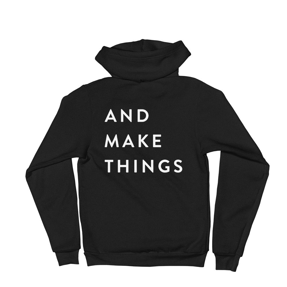 AND MAKE THINGS Unisex Zip-up Hoodie