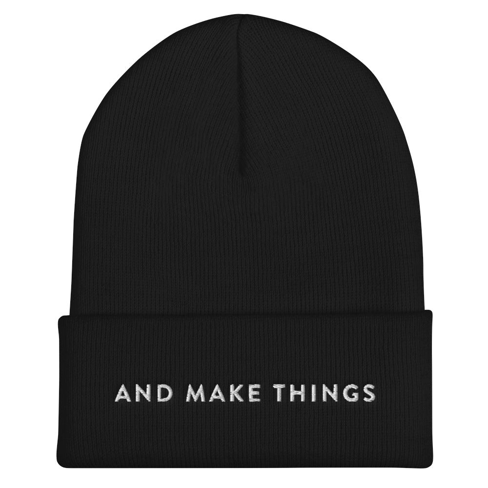 AND MAKE THINGS Cuffed Beanie