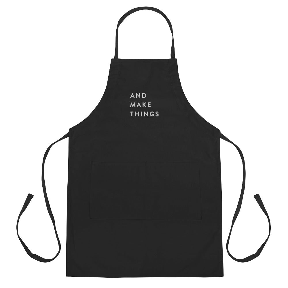 AND MAKE THINGS Embroidered Apron